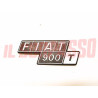 SCRITTA SIGLA PORTELLONE POSTERIORE FIAT 900 T ORIGINALE