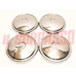 COPPE RUOTA BORCHIE CERCHI FIAT 850 SPECIAL COUPE SPIDER DI 13 ORIGINALI