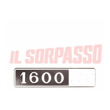 SCRITTA SIGLA POSTERIORE 1600 LANCIA BETA IN PLASTICA