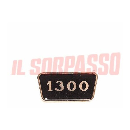 SCRITTA SIGLA 1300 SU CONSOLLE CAMBIO LANCIA BETA BERLINA 1300 ORIGINALE