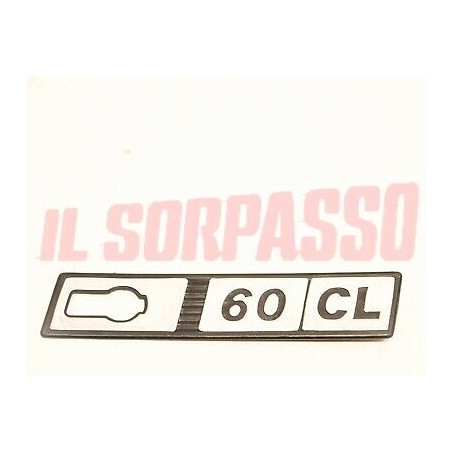 SCRITTA SIGLA PARAFANGO ANTERIORE DESTRO FIAT RITMO 60 CL ORIGINALE