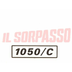 SCRITTA SIGLA MODANATURA PORTA PORTIERA FIAT 127 1050 C  ORIGINALE