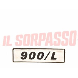 SCRITTA SIGLA MODANATURA PORTA PORTIERA FIAT 127 900 L ORIGINALE