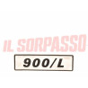 SCRITTA SIGLA MODANATURA PORTA PORTIERA FIAT 127 900 L ORIGINALE