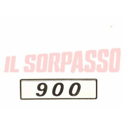 SCRITTA SIGLA MODANATURA PORTA PORTIERA FIAT 127 900 ORIGINALE