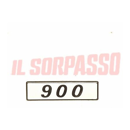 SCRITTA SIGLA MODANATURA PORTA PORTIERA FIAT 127 900 ORIGINALE