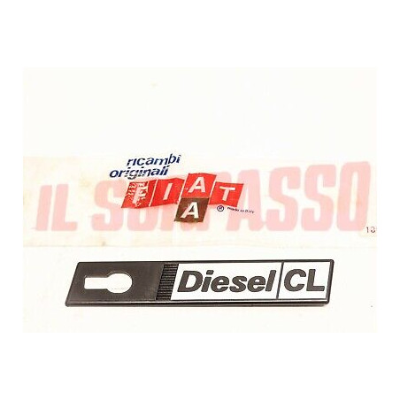 SCRITTA SIGLA PARAFANGO ANTERIORE DESTRO FIAT RITMO DIESEL CL ORIGINALE