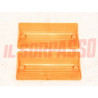 PLASTICHE FANALINI ANTERIORI FRECCE FIAT 124 BERLINA + FAMILIARE ARANCIO  GECAR