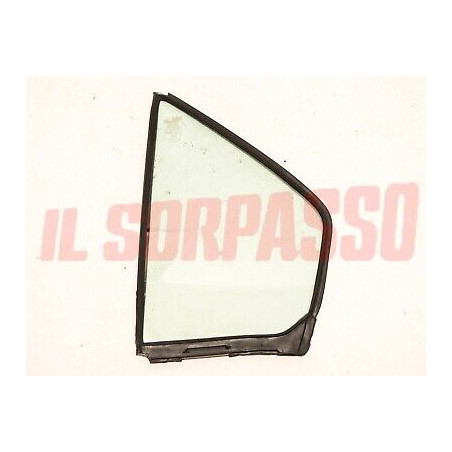 VETRO FISSO POSTERIORE SINISTRO + GUARNIZIONE ALFA ROMEO ALFETTA 2000 ORIGINALE