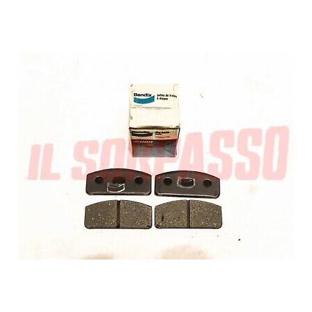 PASTICCHE FRENO ANTERIORI FIAT 850 - 127 - 128 - AUTOBIANCHI A112 ORIGINALI .