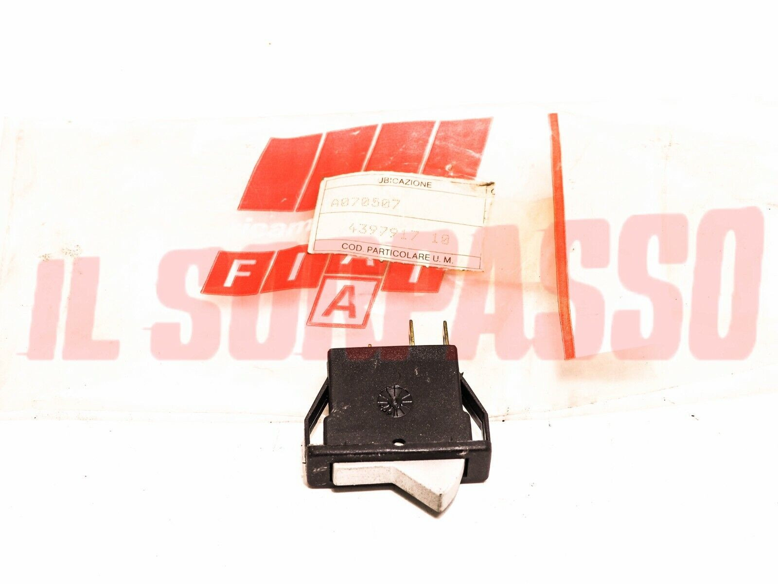 INTERRUTTORE VENTOLA RISCALDAMENTO FIAT 127 AUTOBIANCHI A112 + ABARTH 2 CONTATTI