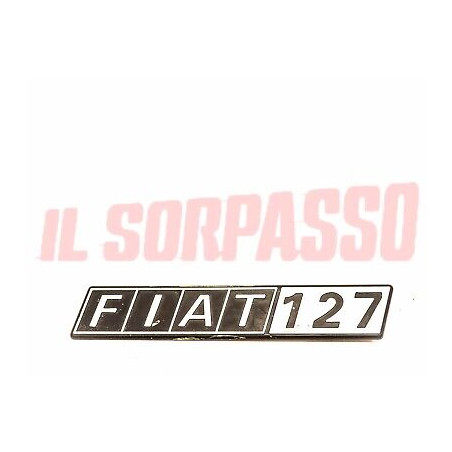 SCRITTA SIGLA COFANO POSTERIORE FIAT 127 C - CL ORIGINALE