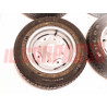 CERCHI RUOTA + GOMME PNEUMATICI FIAT 126 1 SERIE ORIGINALI