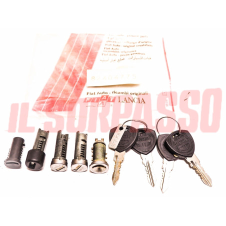 KIT IMPARIGLIO CHIAVI BLOCCHETTI PORTE SERBATOIO LANCIA THEMA - 8.32 82404775