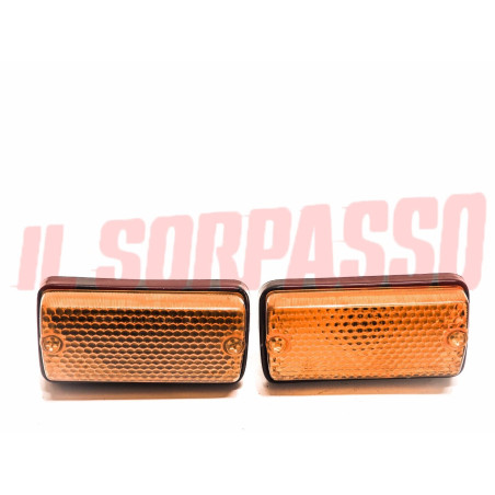 FANALINI ANTERIORI DESTRO SINISTRO NERI AUTOBIANCHI A112 1 2 3 ABARTH  ARIC