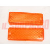 PLASTICHE FANALINI ANTERIORI FRECCE ARANCIO FIAT 124 850 SPORT COUPE CATALUX