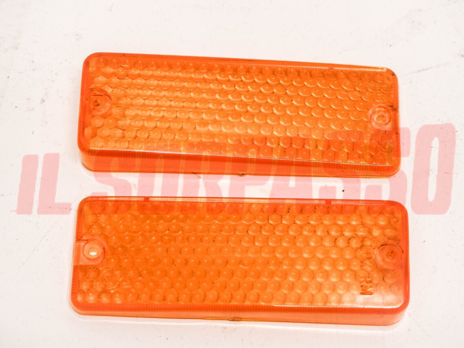 PLASTICHE FANALINI ANTERIORI FRECCE ARANCIO FIAT 124 850 SPORT COUPE CATALUX