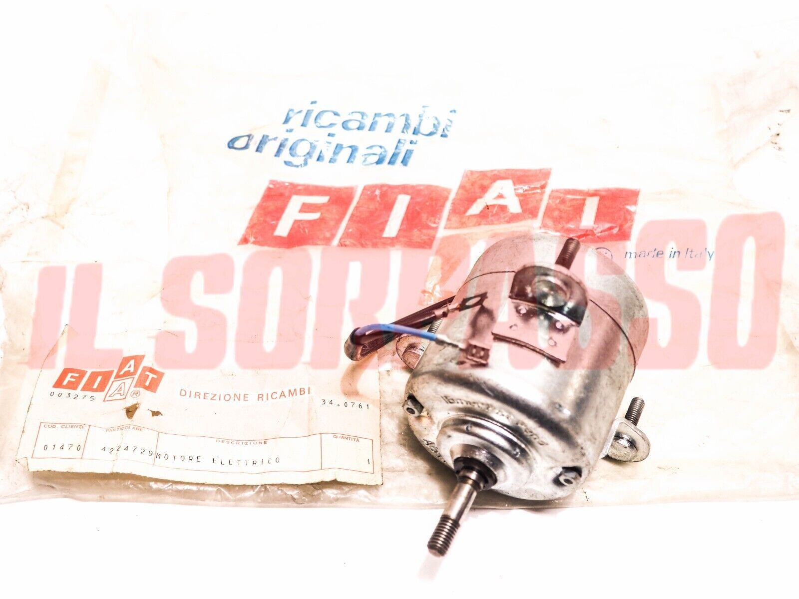 MOTORINO ELETTROVENTOLA RADIATORE AUTOBIANCHI A112 + ABARTH 1 SERIE 4224729