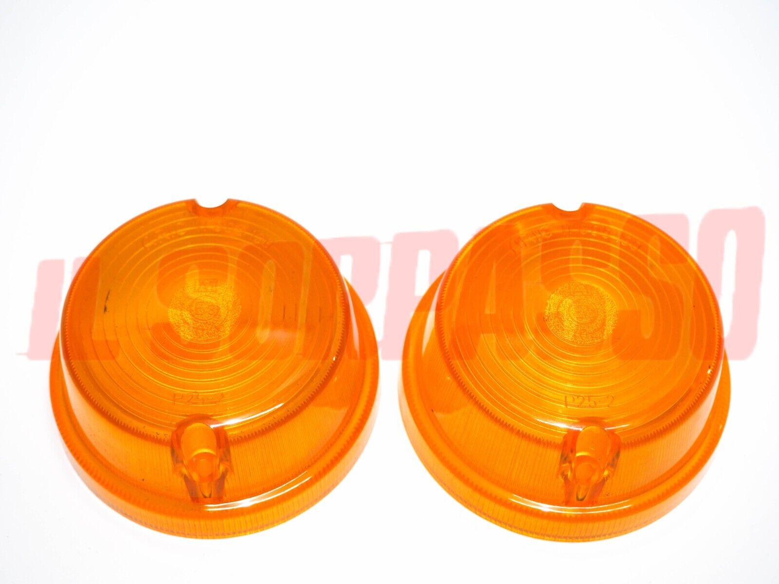 PLASTICHE FANALINI ANTERIORI ARANCIO FIAT CAMION OM 625 643 645 650 662 683 690