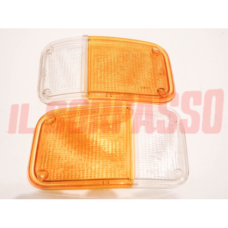 PLASTICHE FANALINI ANTERIORI FRECCE BICOLORI FIAT IVECO 110 NC 130 170 ALTISSIMO