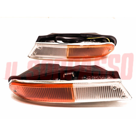 FANALINI ANTERIORI DX - SX + CUFFIE LAMBORGHINI MIURA URRACO FIAT 124 SPIDER 