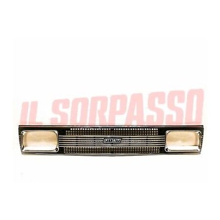 MASCHERINA GRIGLIA CALANDRA + SCRITTA FIAT 131 1 SERIE ORIGINALE