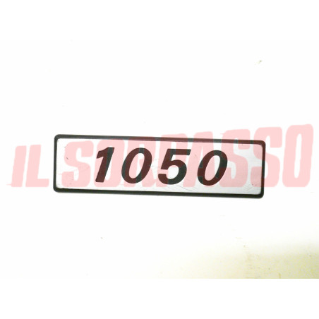 SCRITTA SIGLA MODANATURA PORTA FIAT 127 1050 cc  ORIGINALE