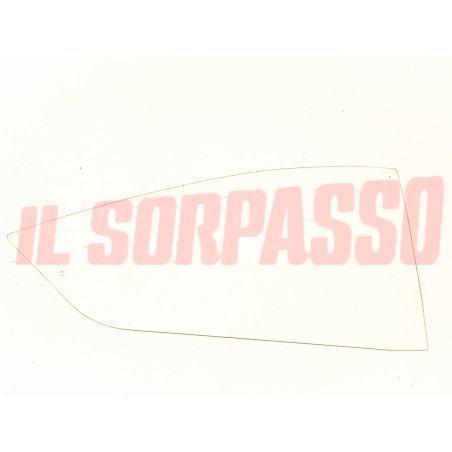 VETRO VOLETTO LATERALE DESTRO SINISTRO FIAT 850 COUPE 1 SERIE  ORIGINALE SECURIT