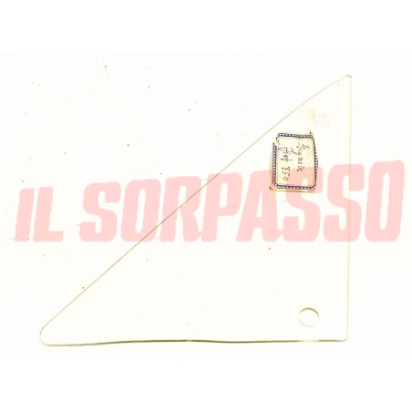 VETRO DEFLETTORE PORTA DESTRA - SINISTRA FIAT 850 COUPE SPORT ORIGINALE