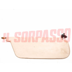 ALETTA ANTINA PARASOLE SINISTRA FIAT 128 BERLINA - RALLY - COUPE BEIGE ORIGINALE