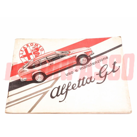 LIBRETTO USO E MANUTENZIONE ALFA ROMEO ALFETTA GT STAMPATO MAGGIO 74 ORIGINALE