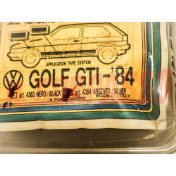 ADESIVI LATERALI SERIGRAFIE NERE VOLKSWAGEN GOLF MK2 GTI 1984 ORIGINALI