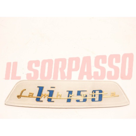 MOSTRINA SCRITTA STEMMA SELLA LAMBRETTA LI 150 ORIGINALE