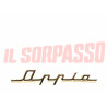 SCRITTA FRONTALE RIVESTIMENTO ANTERIORE LANCIA APPIA COUPE PININFARINA