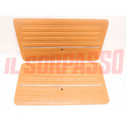 PANNELLI PORTA ANTERIORI FIAT 128 BERLINA 2 SERIE 4 PORTE ORIGINALI BEIGE