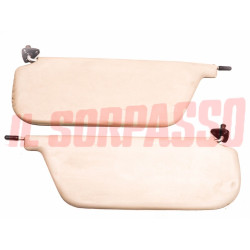 ALETTE ANTINE PARASOLE FIAT 128 BERLINA - RALLY - COUPE BEIGE ORIGINALI