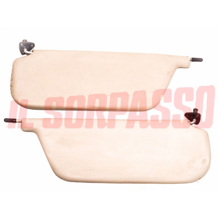 ALETTE ANTINE PARASOLE FIAT 128 BERLINA - RALLY - COUPE BEIGE ORIGINALI