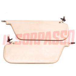 ALETTE ANTINE PARASOLE FIAT 128 BERLINA - RALLY - COUPE BEIGE ORIGINALI