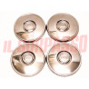 COPPE RUOTA BORCHIE CERCHI FIAT 127 - 128 BERLINA 2 SERIE ORIGINALI ACCIAIO INOX