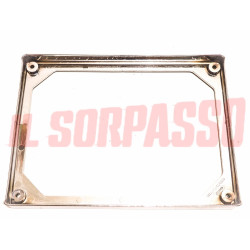 CORNICE PORTA TARGA POSTERIORE CROMATA FIAT 124 SPECIAL - TI ORIGINALE