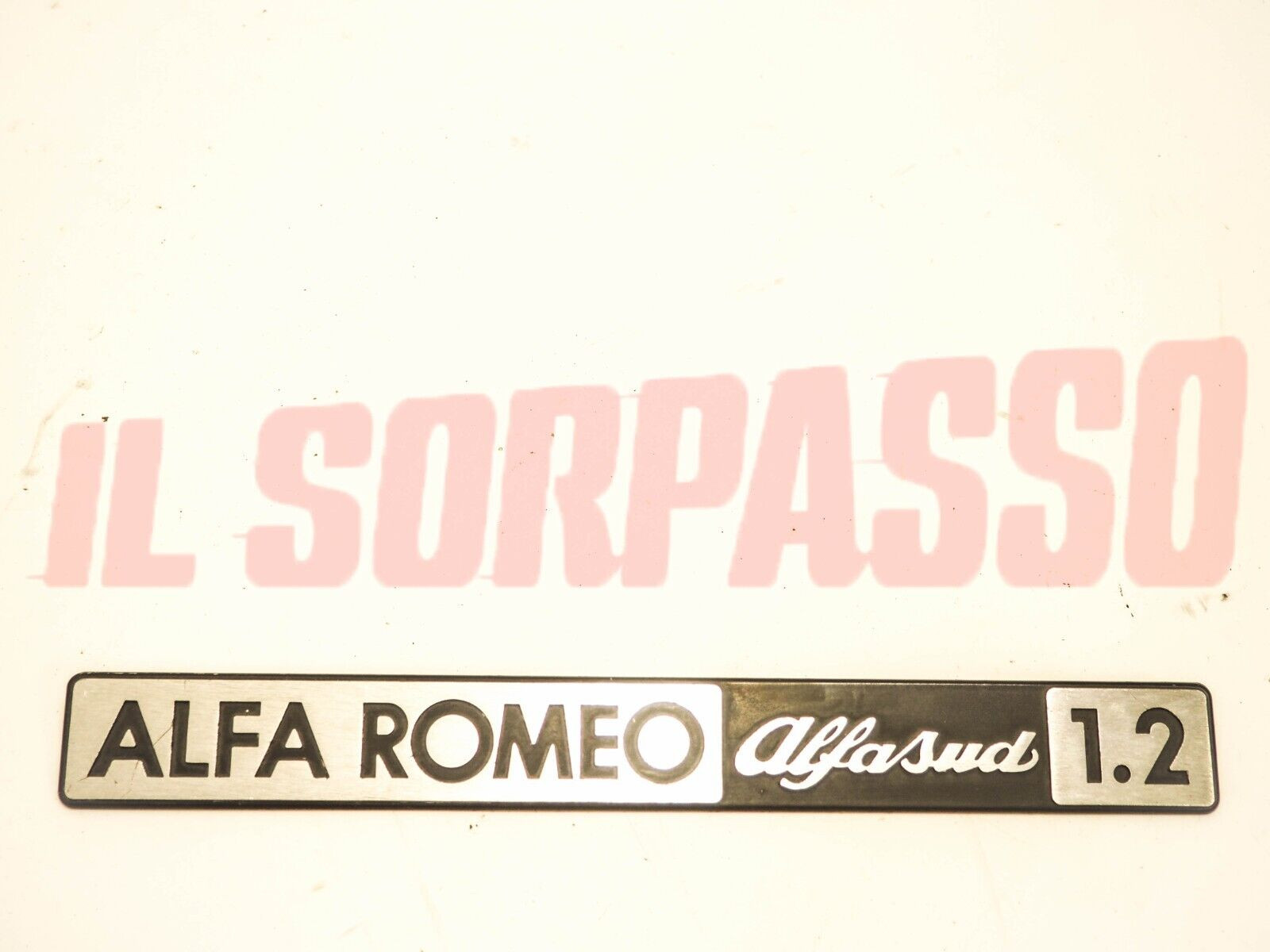 SCRITTA COFANO POSTERIORE ALFA ROMEO ALFA SUD 1200 3 SERIE ORIGINALE