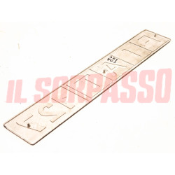 SCRITTA SIGLA PORTELLONE POSTERIORE FIAT 127 FIORINO ORIGINALE