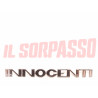 SCRITTA SIGLA COFANO  POSTERIORE INNOCENTI MINI MINOR - COOPER ORIGINALE