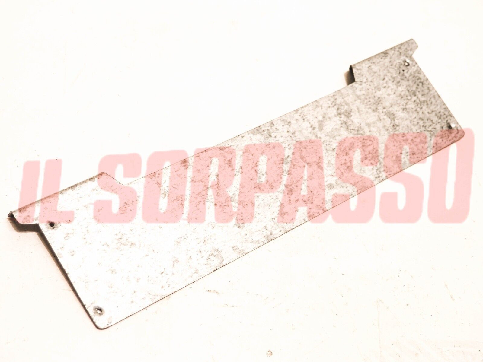 PORTA TARGA ANTERIORE IN FERRO FIAT 1100 103 500 600 850 124 125 126 ORIGINALE