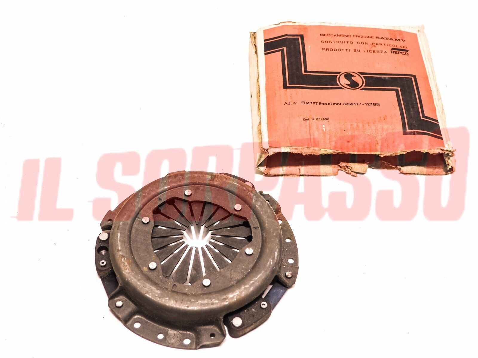 COMPLESSIVO SPINGIDISCO FRIZIONE FIAT 127 1 SERIE ORIGINALE SATAMV