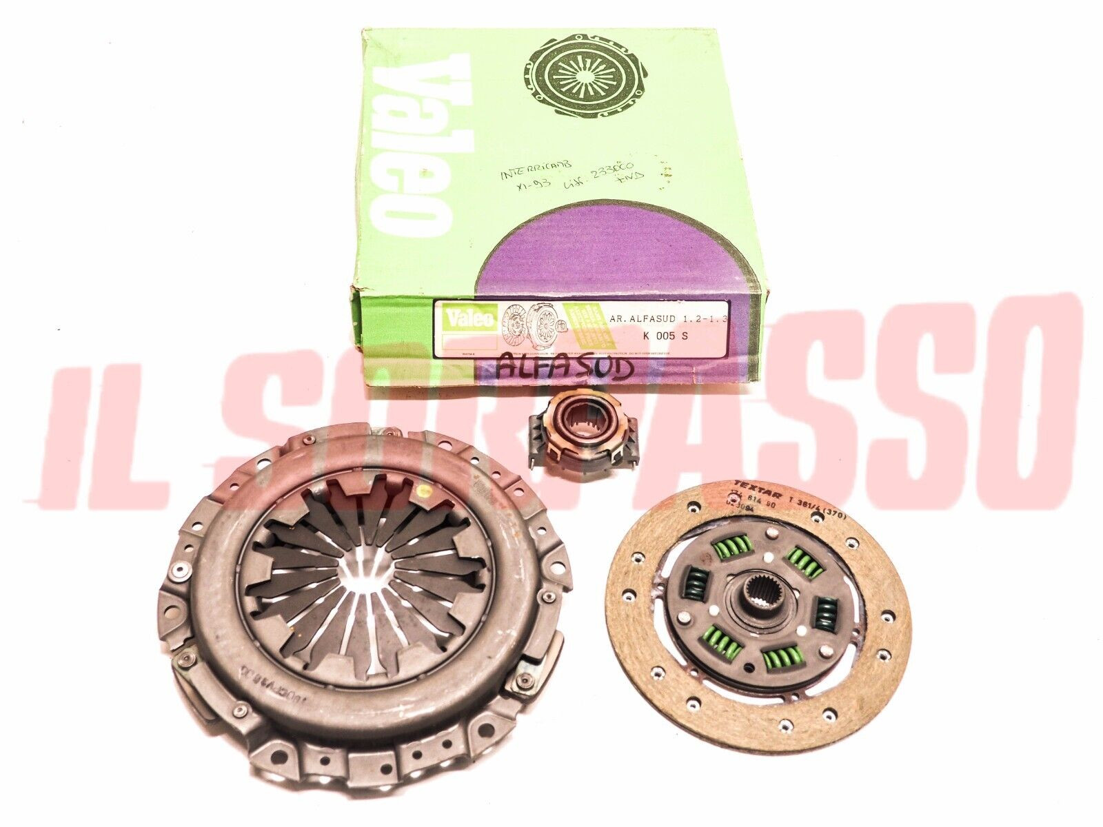 KIT DISCO SPINGIDISCO CUSCINETTO FRIZIONE ALFA ROMEO ALFA SUD 1.2 1.3 - 33 VALEO