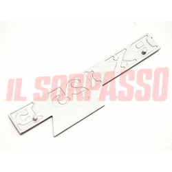 SCRITTA LATERALE PIAGGIO VESPA PX 125 E ORIGINALE ALLUMINIO