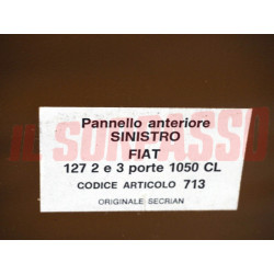 PANNELLI PORTA ANTERIORI FIAT 127 1050 CL 2 - 3 PORTE MARRONI ORIGINALI