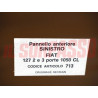 PANNELLI PORTA ANTERIORI FIAT 127 1050 CL 2 - 3 PORTE MARRONI ORIGINALI