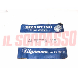 TAPPETI ROSSI E NERI ALFA ROMEO ALFETTA BERLINA - GT - GTV ORIGINALI BIZANTINO